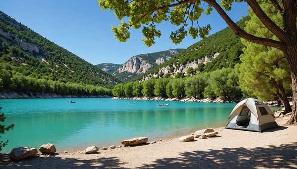 Guide des campings à esparron de verdon : entre lac et nature